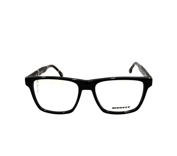 eyeglasses moritz men square shape black acetate tortuga temples