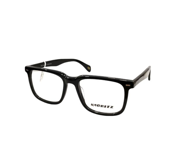 eyeglasses moritz men square shape black acetate