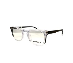 eyeglasses moritz men square shape crystal acetate black temples