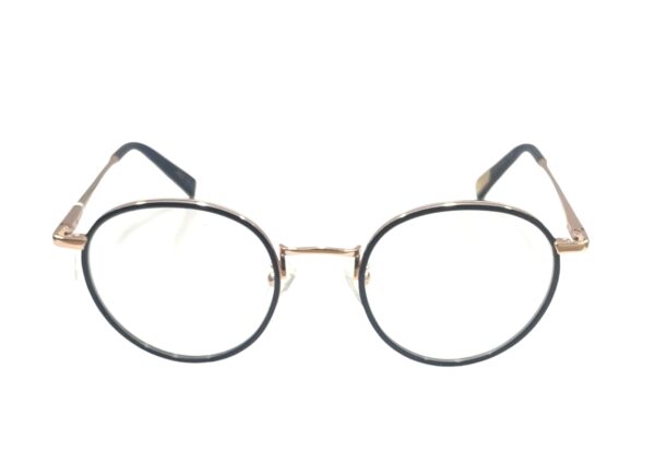 eyeglasses bluesky women round shape blue acetate rose gold temples and birdge