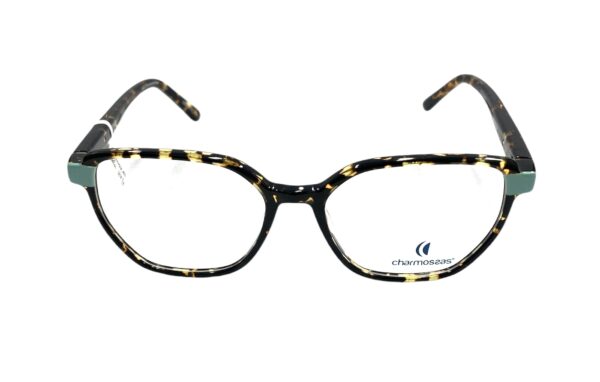 eyeglasses charmossas women butterfly shape brown havana acetate mint green details