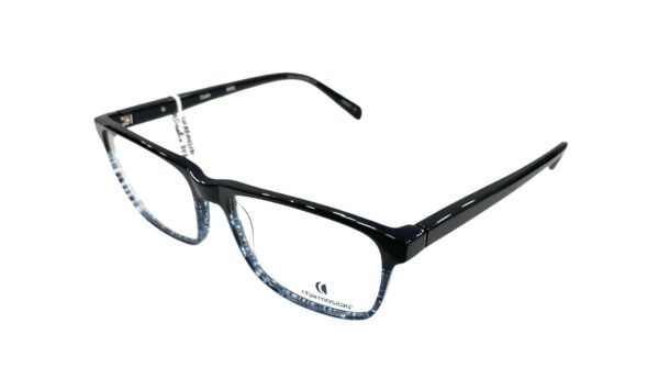 eyeglasses charmossas men square shape black and blue acetate