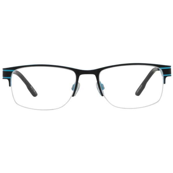 eyeglasses quiksilver men rectangular shape nylor frame black plastic frame aqua details