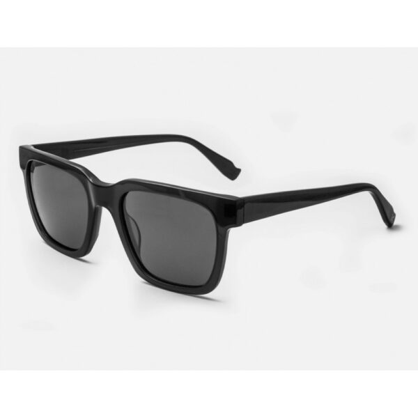 sunglasses kypers men black acetate grey polarized lenses uv protection