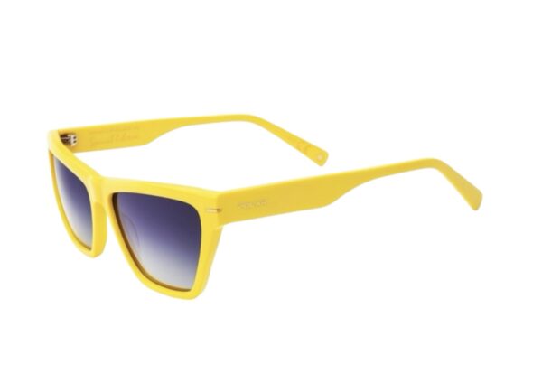 sunglasses polar women butterfly shape yellow acetate gradient grey lenses super polarized uv protection