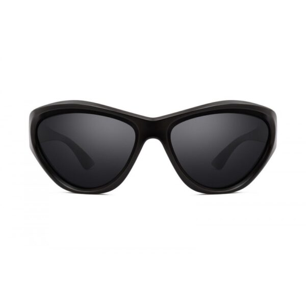 sunglasses plr men women unisex mask black acetate grey lenses super polarized uv protection