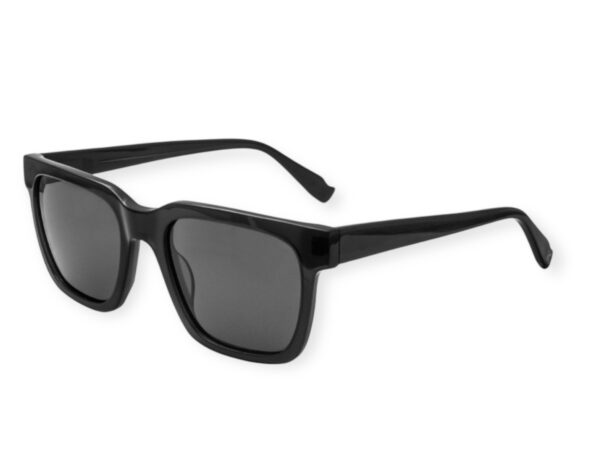 sunglasses kypers men black acetate grey polarized lenses uv protection