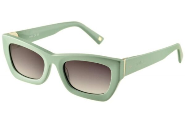 sunglasses riska women butterfly shape mint green acetate gradient grey lenses