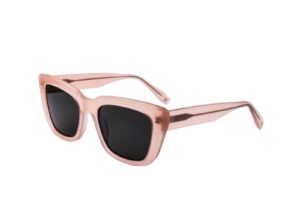 sunglasses kypers women butterfly shape pink acetate grey polarized lenses uv protection