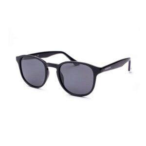 sunglasses quebramar kids round shape black plastic frame grey polarized lenses uv protection