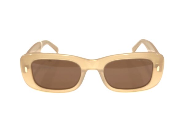 sunglasses funky buddha women rectangular shape beige acetate brown polarized lenses uv protection