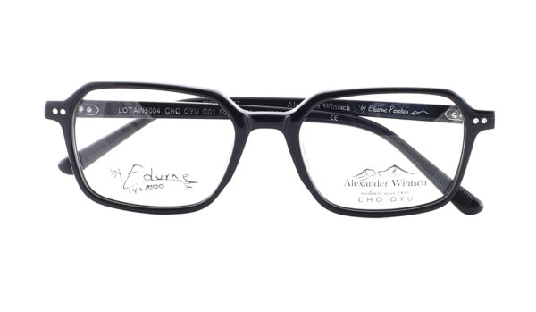 eyeglasses alexander wintsch men women unisex square shape black acetate