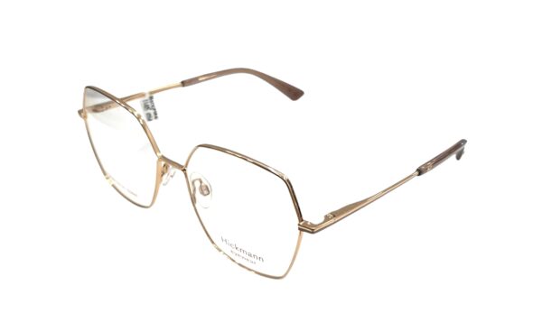 eyeglasses hickmann women round shape gold metal frame