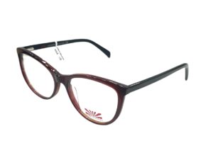 frames eyeglasses funky buddha burgundy acetate butterfly shape