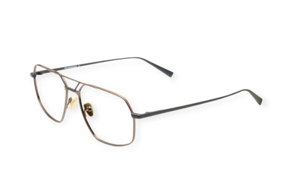 eyeglasses kreuzbergkinder men aviator shape bronze black metallic frame