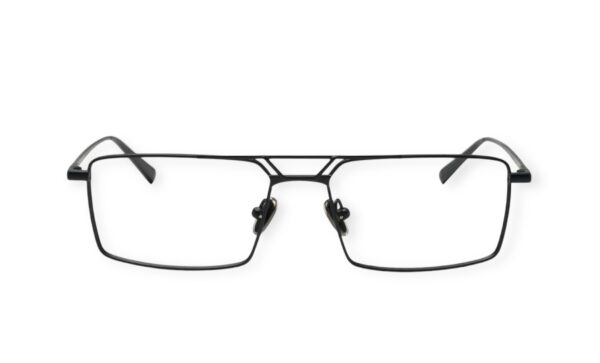 eyeglasses kreuzbergkinder men rectangular shape black metallic frame