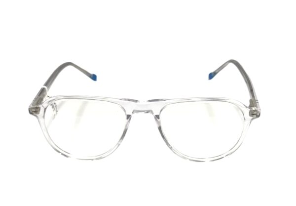 eyeglasses monte napoleone kids aviator shape transparent acetate