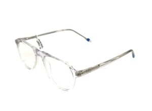 eyeglasses monte napoleone kids aviator shape transparent acetate