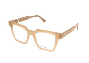 eyeglasses el greco women square shape beige acetate