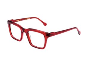 eyeglasses kypers men women unisex square shape red acetate