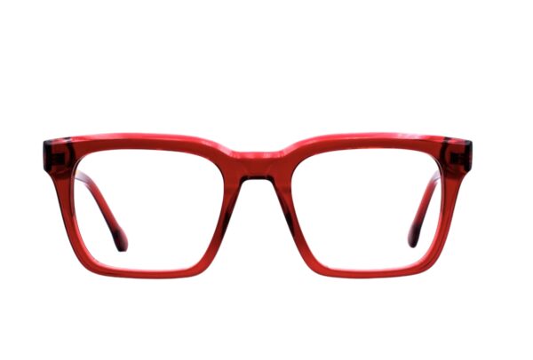 eyeglasses kypers men women unisex square shape red acetate