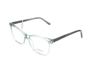 eyeglasses masai women butterfly shape trasnparent green acetate purple temples