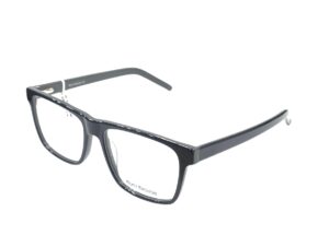 eyeglasses monte napoleone men square shape navy blue acetate