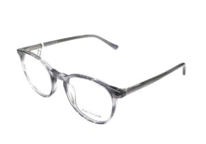 eyeglasses monte napoleone men round shape transparent grey acetate