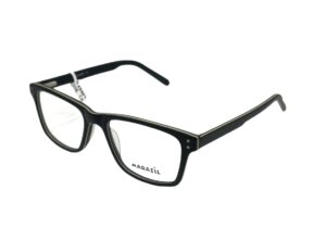 eyeglasses marasil kids square shape matte black plastic frame