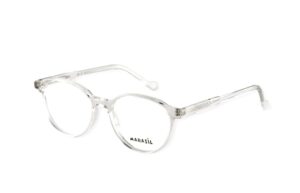 eyeglasses marasil boys girls kids round shape transparent acetate