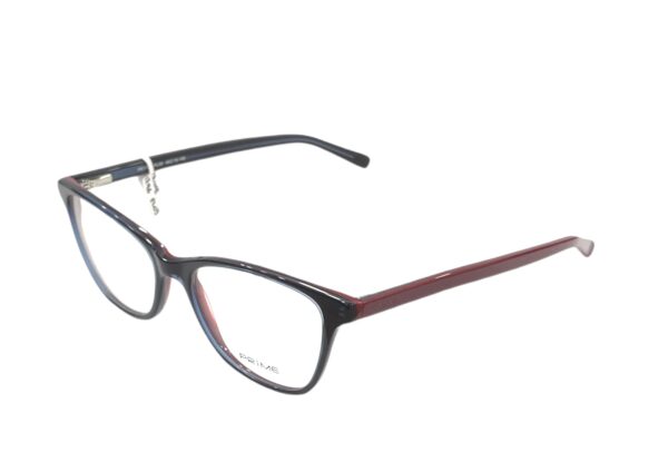 eyeglasses prime kids girls butterfly shape navy blue and red acetate