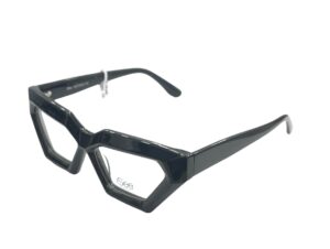 eyeglasses isee women butterfly shape black bold acetate frame