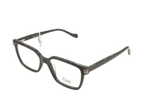 eyeglasses isee women square shape black acetate