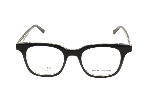 eyeglasses tetras community women square shape black acetate frame