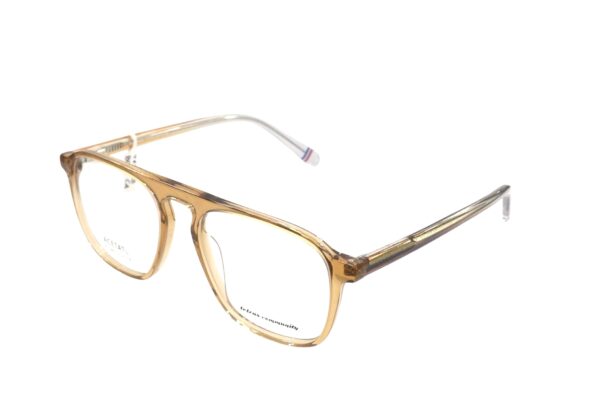 eyeglasses tetras community men squarer shape transparent beige acetate