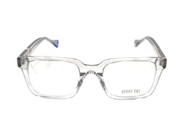 eyeglasses urban owl men square shape transparent acetate