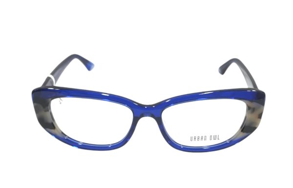 eyeglasses urban owl women buttrefly shape electric blue acetate