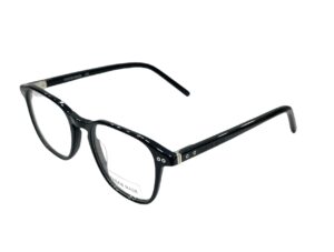 eyeglasses tailor made square shape men women unisex black acetate