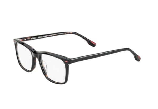 eyeglasses woodys men square shape black acetate dark brown havana