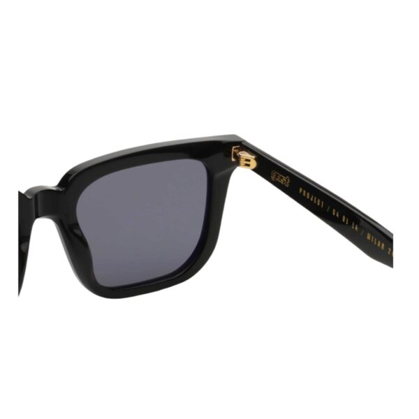 sunglasses gast unisex men women square shape black acetate grey lenses antireflective coating uv protection