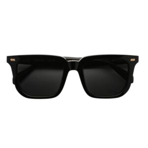 sunglasses gast unisex men women square shape black acetate grey lenses antireflective coating uv protection