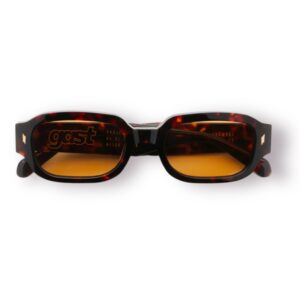 sunglasses gast unisex men women rectangular shape brown havana acetate brown/orange lenses antireflective coating uv protection