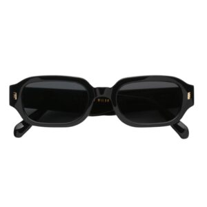 sunglasses gast unisex men women rectangular shape black acetate grey lenses antireflective coating uv protection
