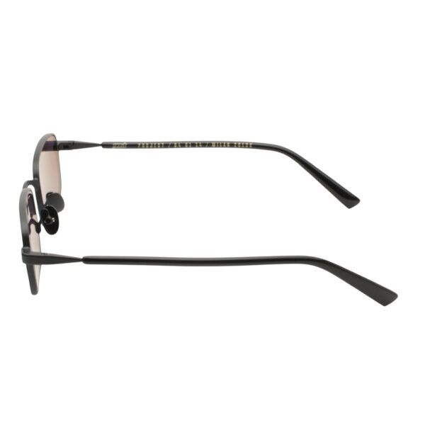 sunglasses gast unisex men women rectangular shape matte black metallic frame gradient grey lenses antireflective coating uv protection
