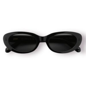 sunglasses gast unisex men women oval shape black acetate grey lenses antireflectice coating uv protection