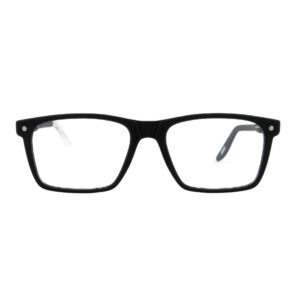 eyeglasses snob milano men square shape black acetate magnetic clip on with zeiss lenses uv protection