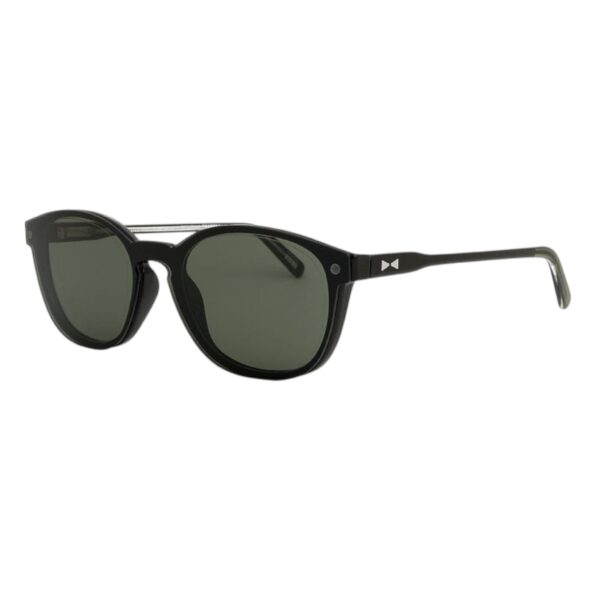 eyeglasses snob milano unisex round shape black acetate magnetic clip on with zeiss lenses uv protection
