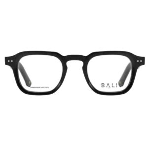 eyeglasses bali unisex square shape black acetate