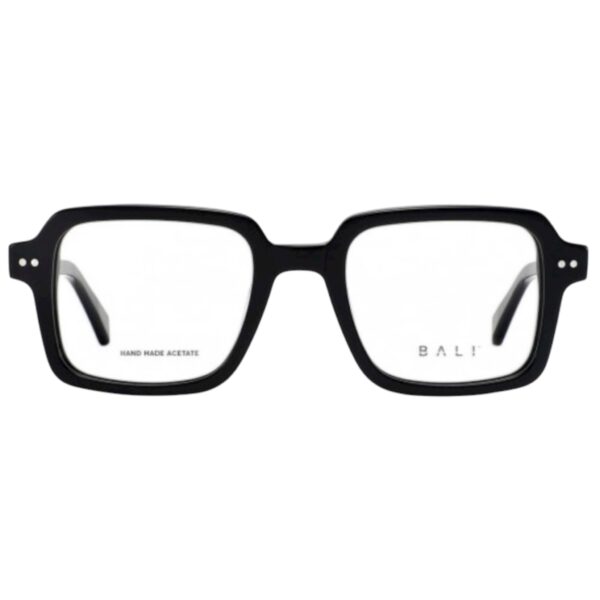 eyeglasses bali unisex square shape black acetate