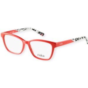 eyeglasses riska women butterfly shape red acetate